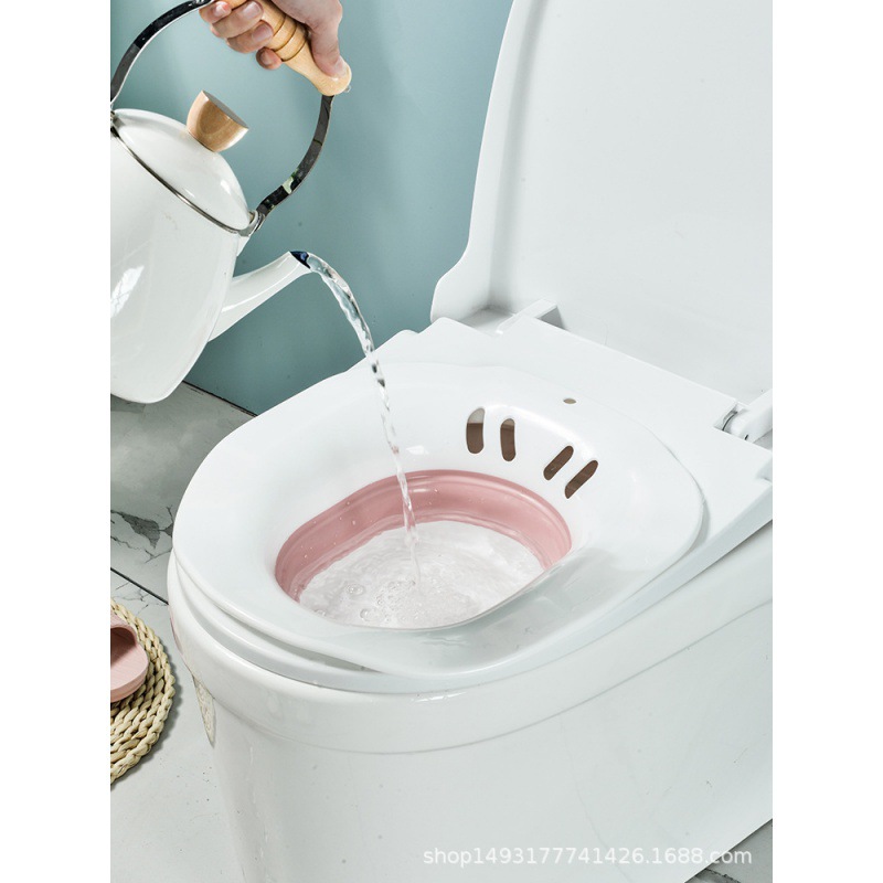 Squat-Free Foldable Bidet Pregnant Women's Butt Washing Anal and Intestinal Postoperative Care Basin Body Cleaning Confinement Hemorrhoids Basin Wholesale