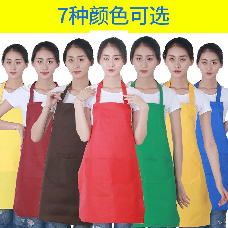 厂家批发围裙logo宣传礼品广告厨房围裙批发生产餐饮厨房礼品赠送