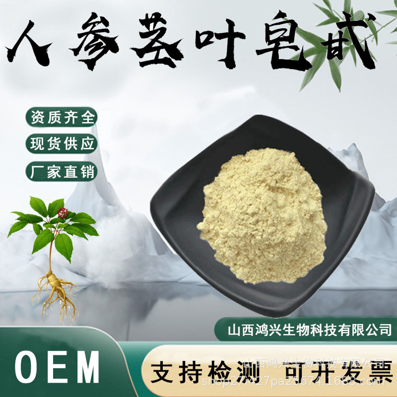 食品级 现货 人参皂甙粉 人参茎叶提取物 人参总皂苷 80%人参皂苷
