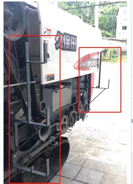 收割机爬梯挂架适用于久保田配件爬梯6881008988758梯子架-阿里巴巴