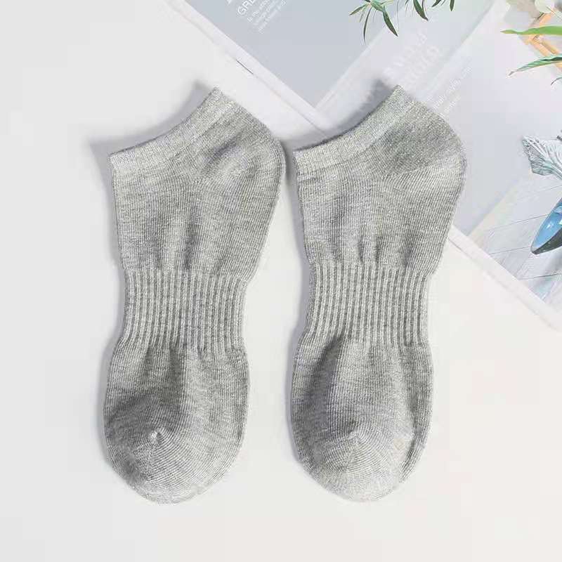 Socks Male Socks Summer Boat Socks Women's Thin Cotton Mid-Calf Black White Sports All-Match Cotton Short Socks Wholesale