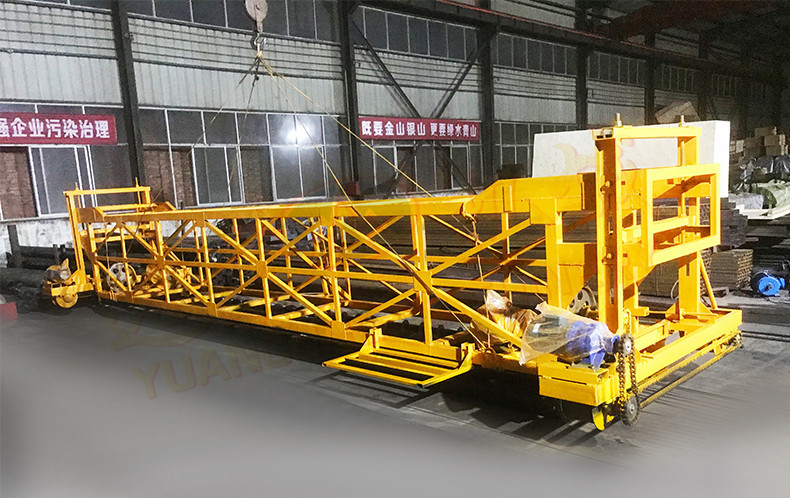 加工定制桥梁混凝土摊铺机桥面铺装机桥面护栏悬挂行走摊铺整平机