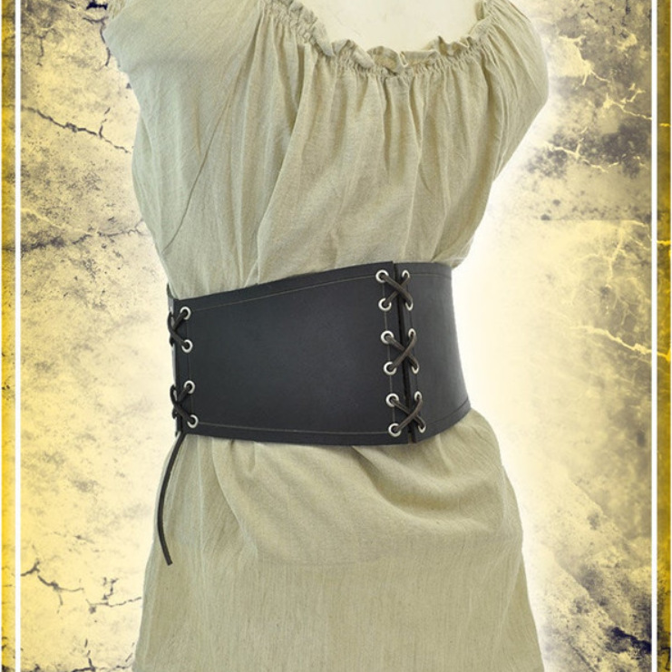 欧洲中世纪武士皮带扣pu皮革腰封护腰舞台剧表演cos摄影写真道具