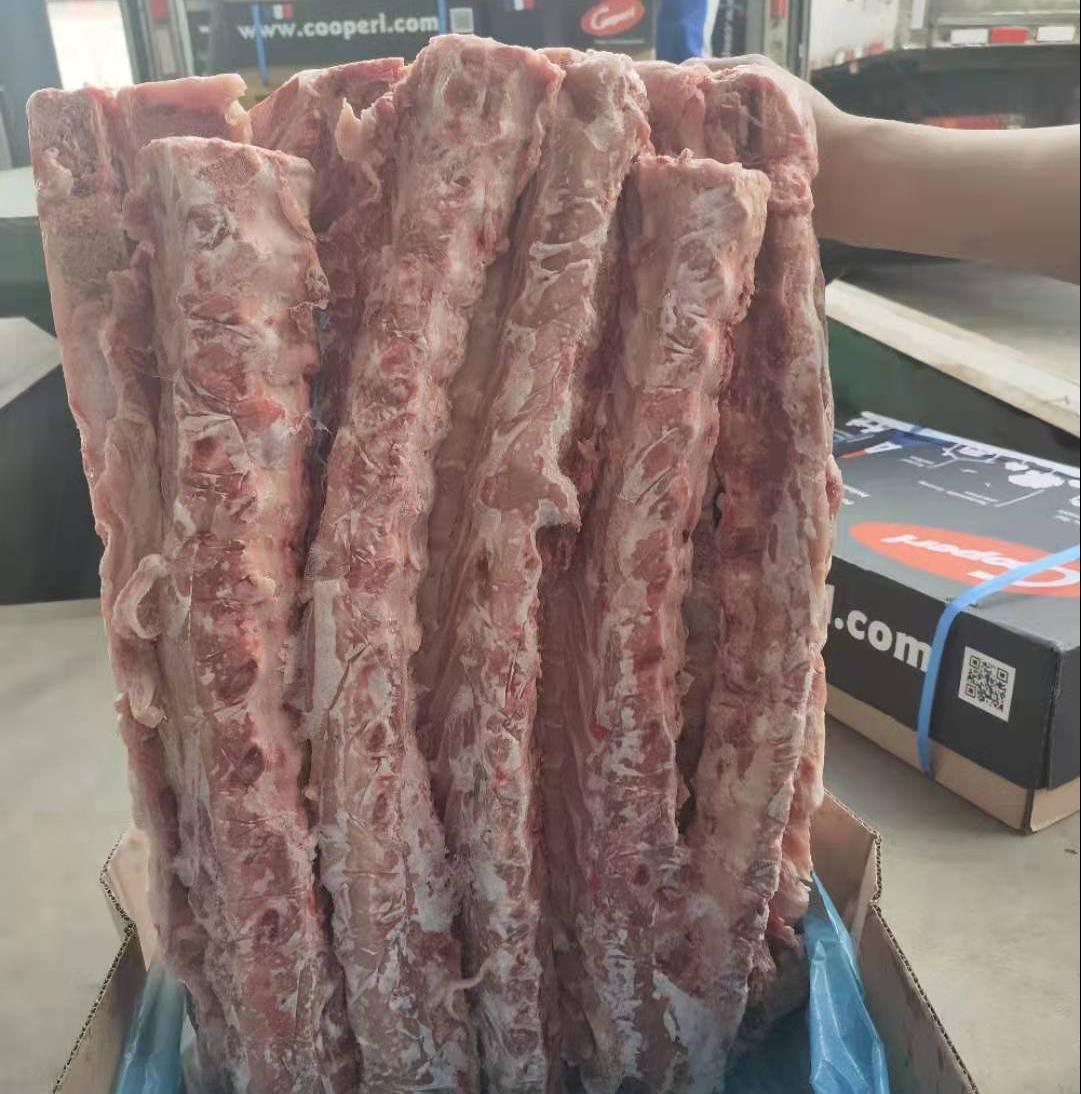 猪脊骨龙骨猪排骨猪骨头酱骨头熏排骨食材冷冻猪背骨冷冻猪产品