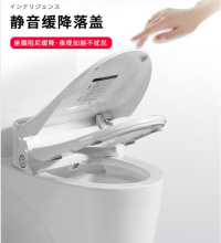 日本家用智能马桶盖板自动小尺寸短款除臭即热冲洗烘干V型U型方型