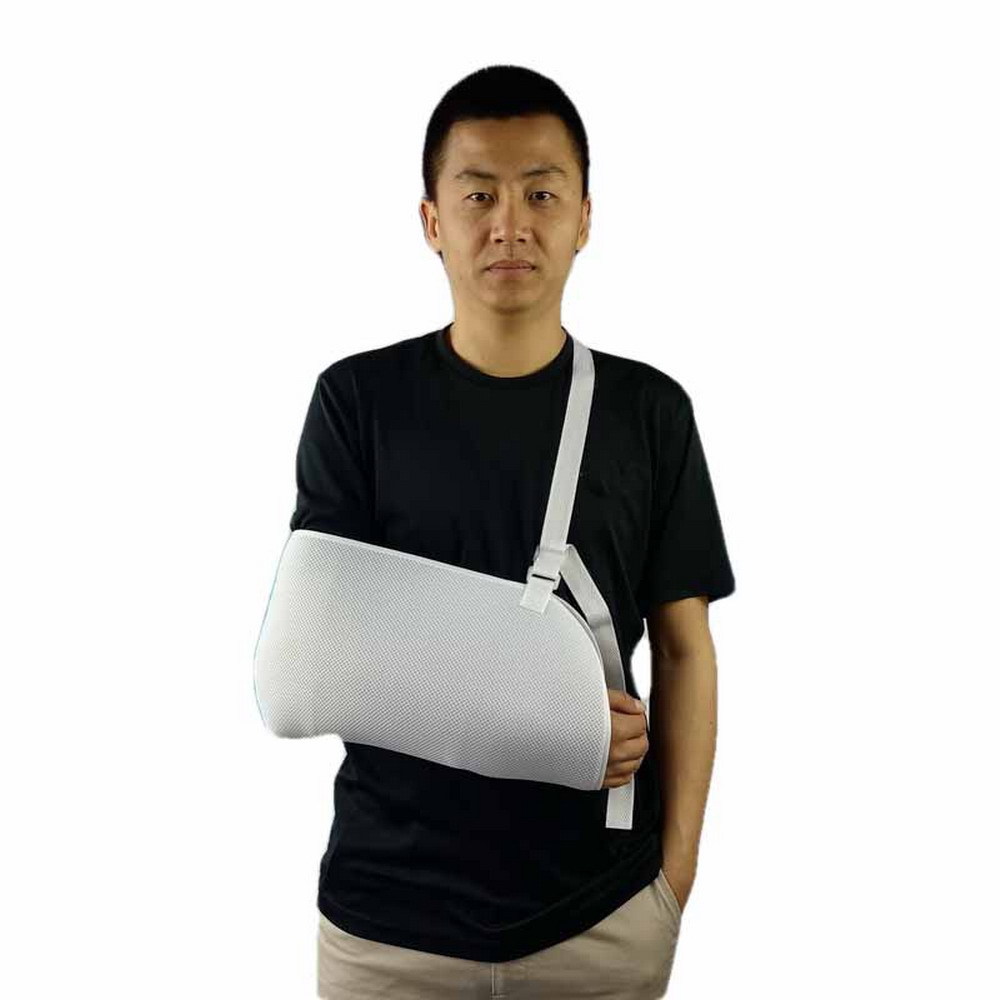 成人前臂吊带固定手臂胳膊骨折皮革托肘关节悬挂带固定带