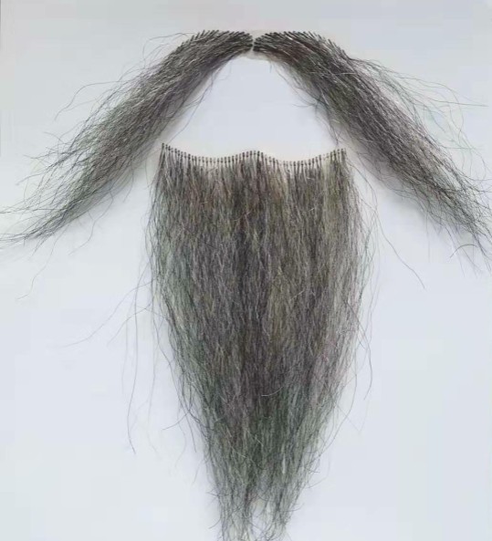 假胡子八字胡 真胡子大臣胡子 影视剧组道具演出用品假胡须包邮