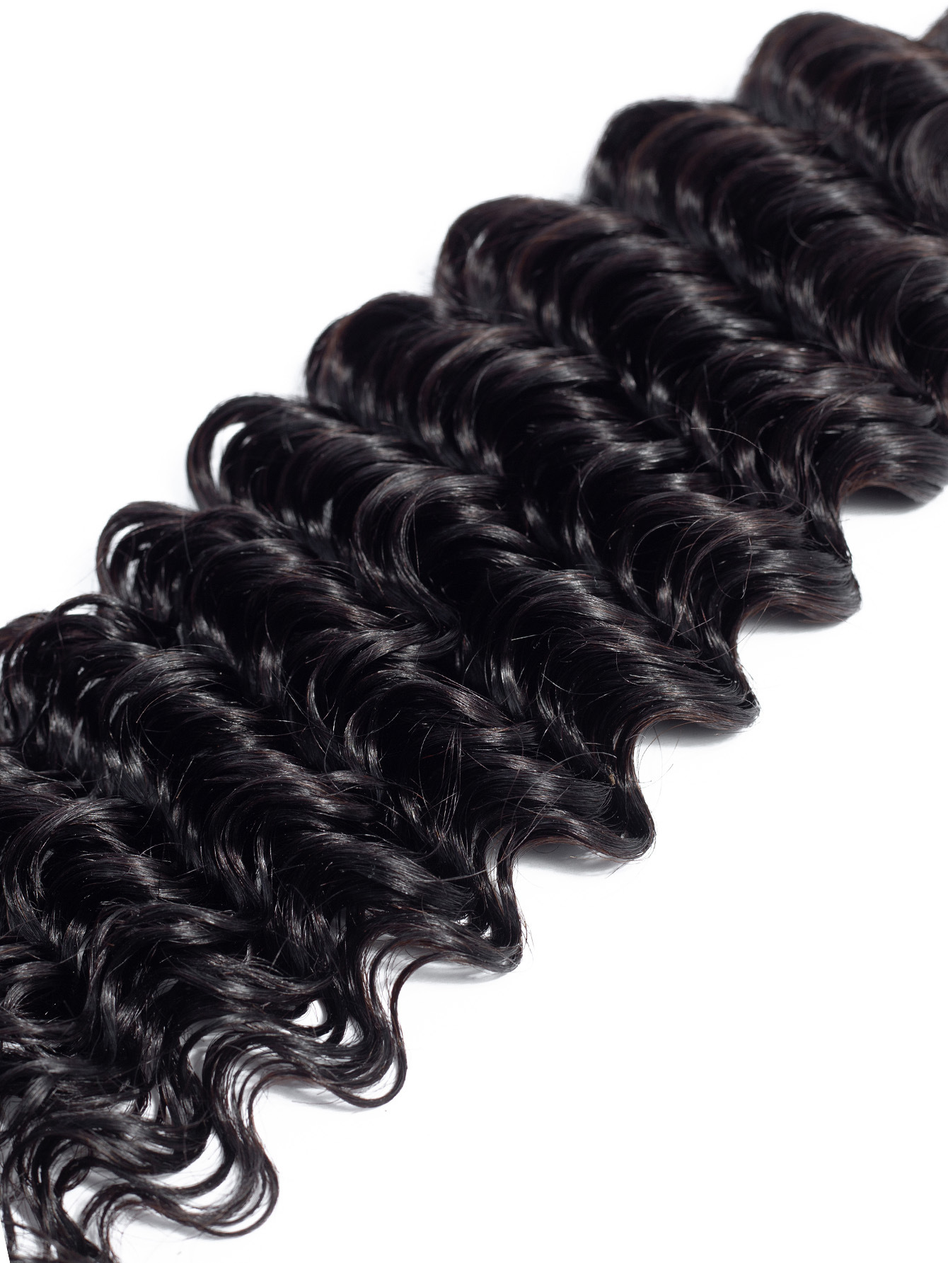 Wig Natural Color Water Wave Hair Weft Hair Extensions Human Hair