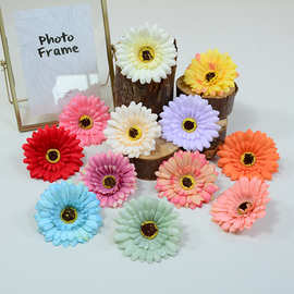 非洲菊花朵批发家居装饰仿真绢花绿植花环插花开业花篮装饰亚马逊