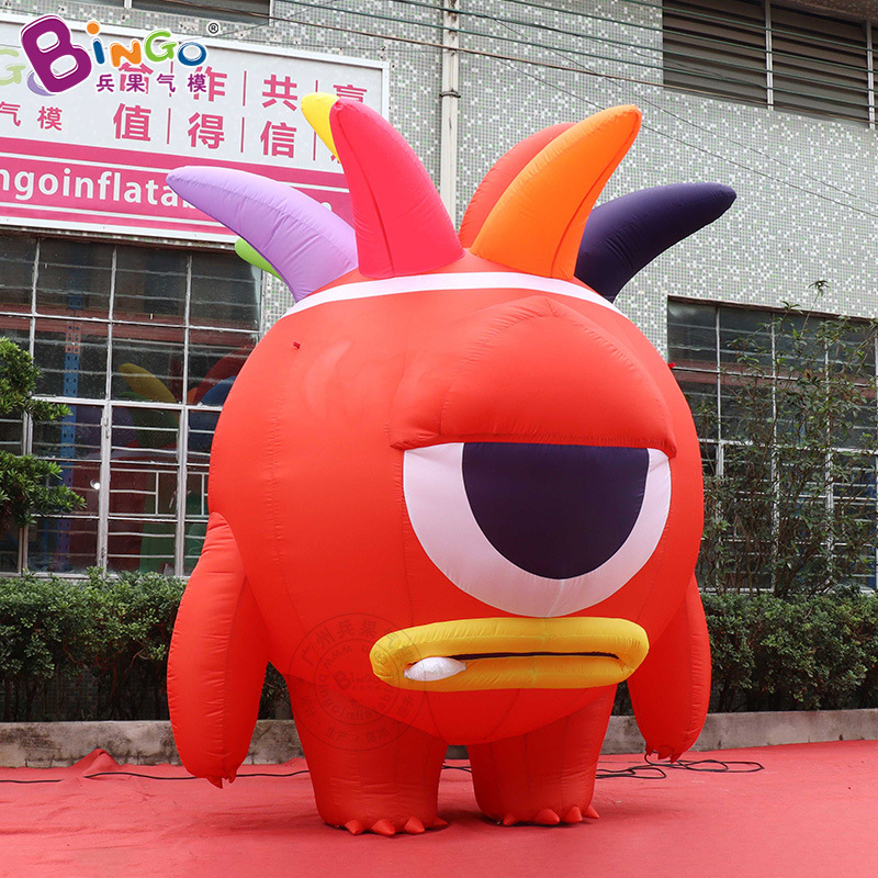 牛津布卡通充气怪兽组合气模  出口商场中庭活动装饰美陈主题道具