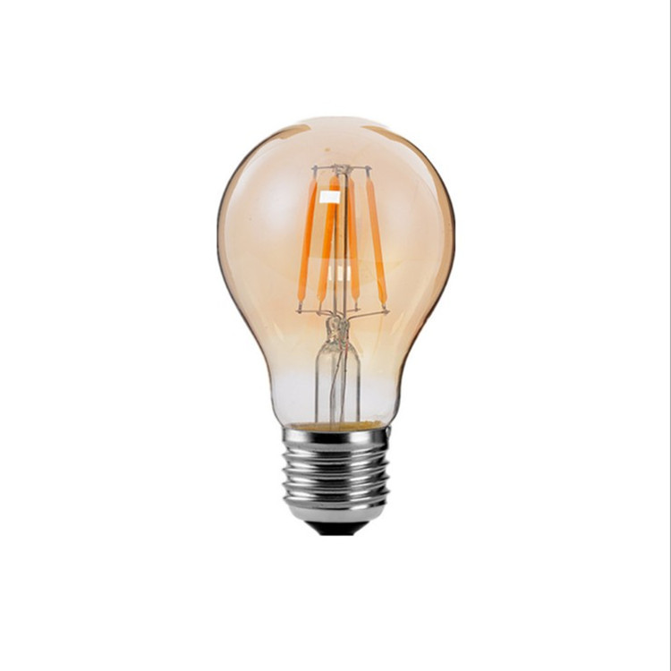 a60led灯丝灯批发新款e27装饰爱迪生灯泡复古创意玻璃钨丝灯