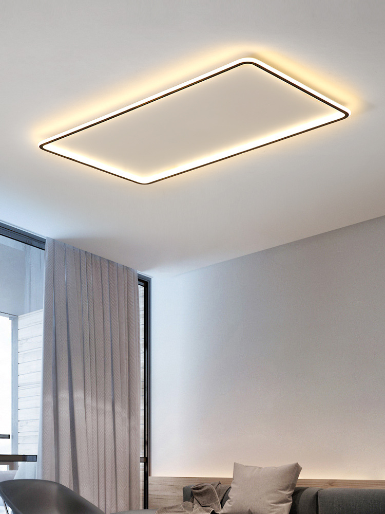 客厅灯简约现代大气led吸顶灯超薄长方形主灯北欧卧室灯装修灯具