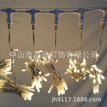 圣诞组合可拆式橡胶线LED窗帘灯宽2米高2米400LED户外IP65窗帘灯