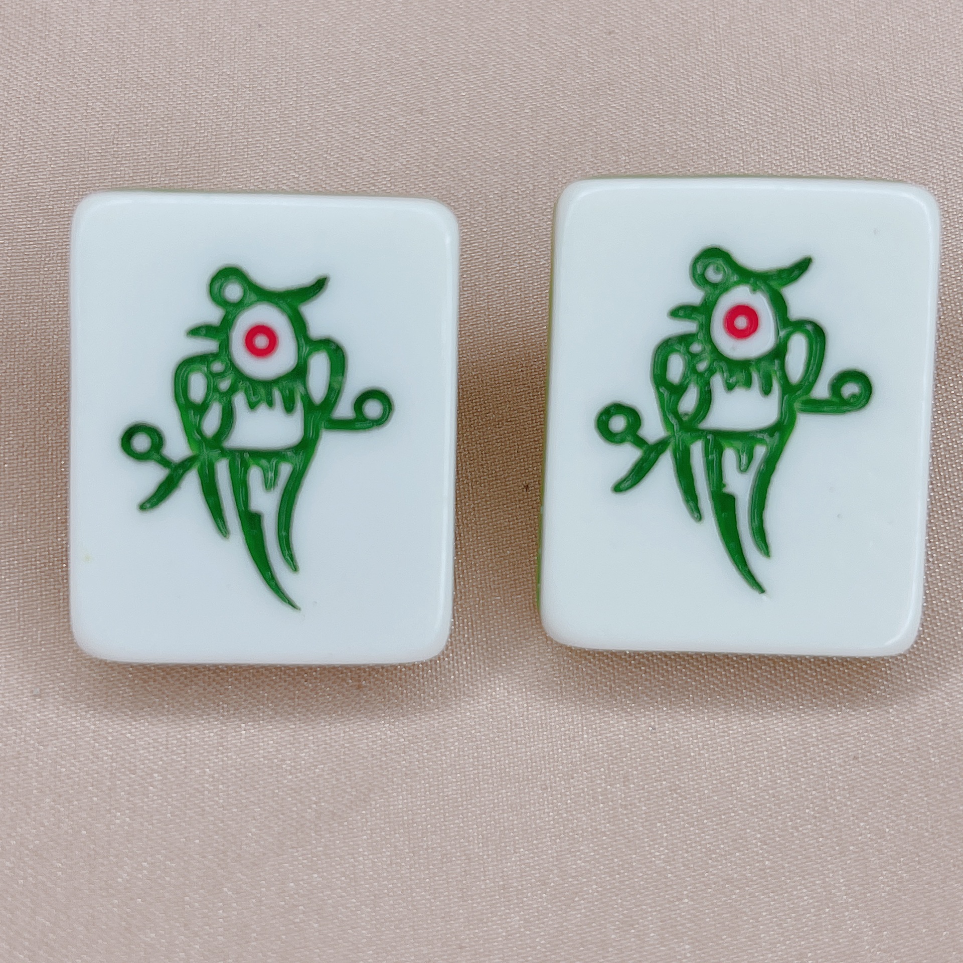 可爱糖果色耳环韩国麻将耳钉仙气质套装简约几何个性嘻哈韩版时尚