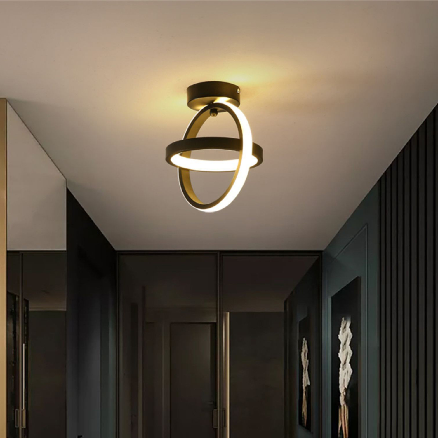 Cross-Border Modern Minimalist Aisle Light Led Corridor Lights Creative Entry Entrance Foyer Cloakroom Open-Mounted Ceiling Lamp