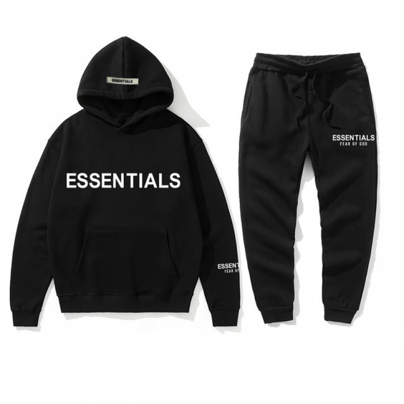 fear of god fog essentials新款复线卫衣外套潮牌字母男女连帽衫