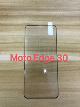 适用Moto Edge 30 丝印二强钢化膜 Edge 30 手机保护高清玻璃贴膜