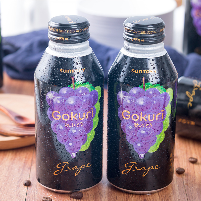 torygokuri三得/利 飘逸紫葡萄果汁饮料400g/瓶