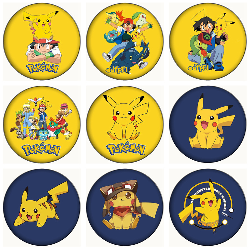 厂家批发动漫宝可梦皮卡丘动漫周边徽章马口铁吧唧胸章胸满98包邮