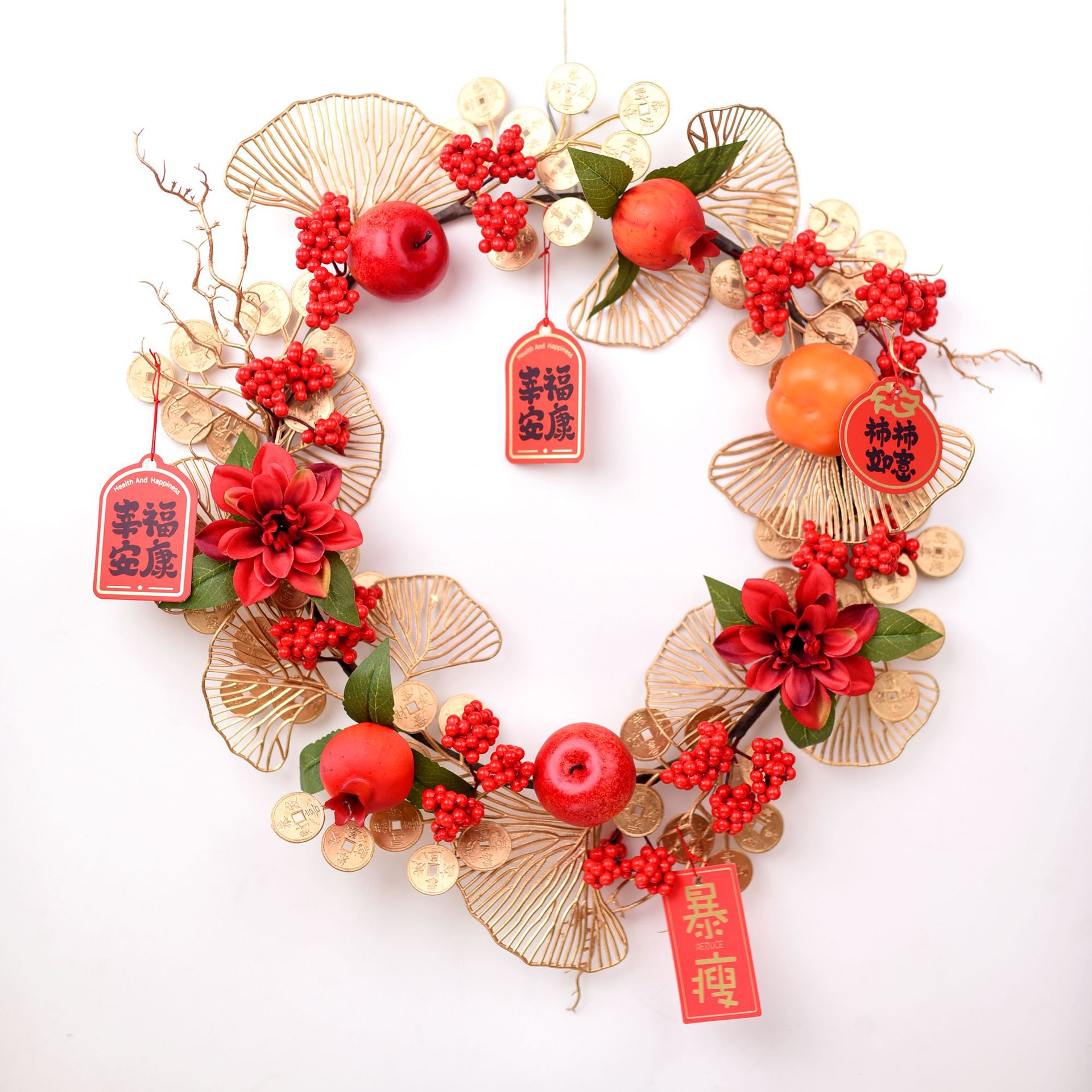 DSEN Indoor Decorations New Year Decoration Pendant Entrance Door Decoration Moving Housewarming Happiness Fu Character Living Room