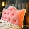 Bedside Cushion sofa Backrest pad Double lace Pillow The bed Pillows Headboard Soft roll Washable