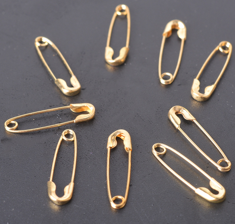 服装辅料配饰 别针 铜材质安全保险扣针 多色1.