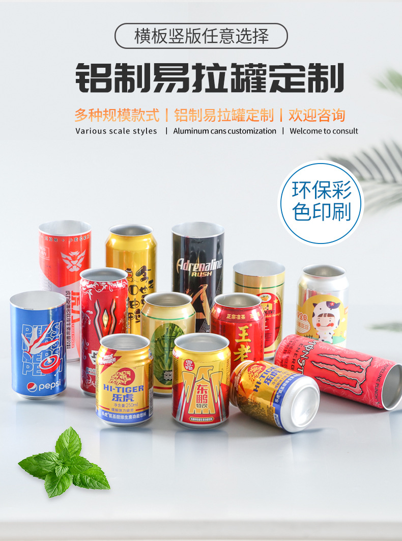 厂家定制仿真可乐罐金属罐毛巾假易拉罐马口铁储物罐休闲食品罐