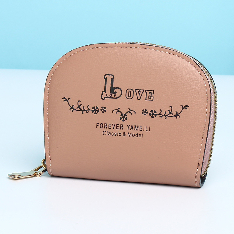Short Wallet 2022 New Fashion Simple Multi-Card-Slot Semicircle Card Holder Clutch Mini Women's Bag Coin Purse