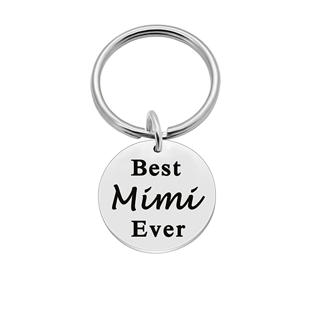 不锈钢钥匙扣best mimi金属激光刻字礼物跨境全托管temu shein