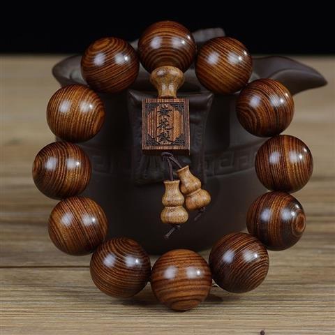 热卖非洲黄花梨手串手链佛珠非洲紫檀文玩男女项链饰品