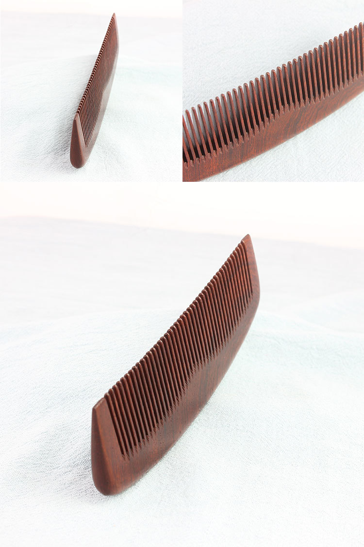 天然血檀木梳加厚月梳防静电按摩梳子免费刻字节日礼物公司礼品