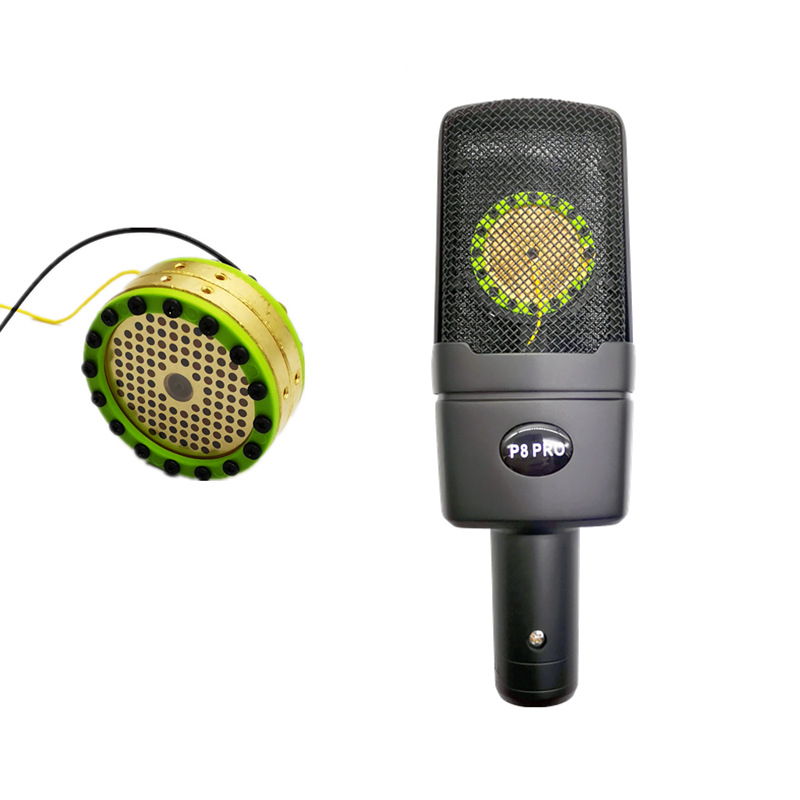 大振膜电容话筒录音麦克风34mm大振膜直播麦克风方麦-阿里巴巴