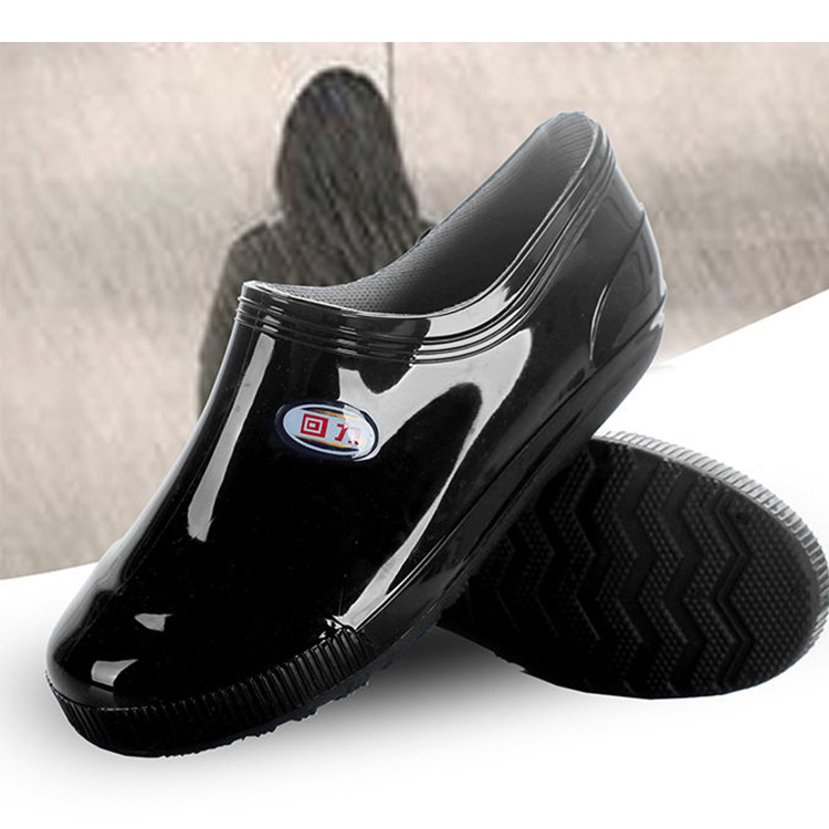 现货供应回力胶鞋329男式短筒元宝雨鞋低帮厚底厨房劳保胶靴批发
