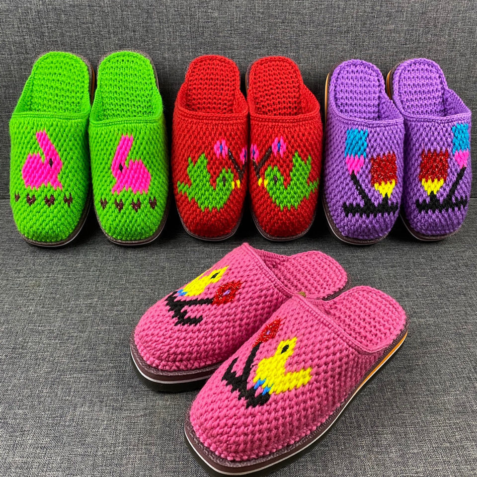 毛线拖鞋情侣鞋