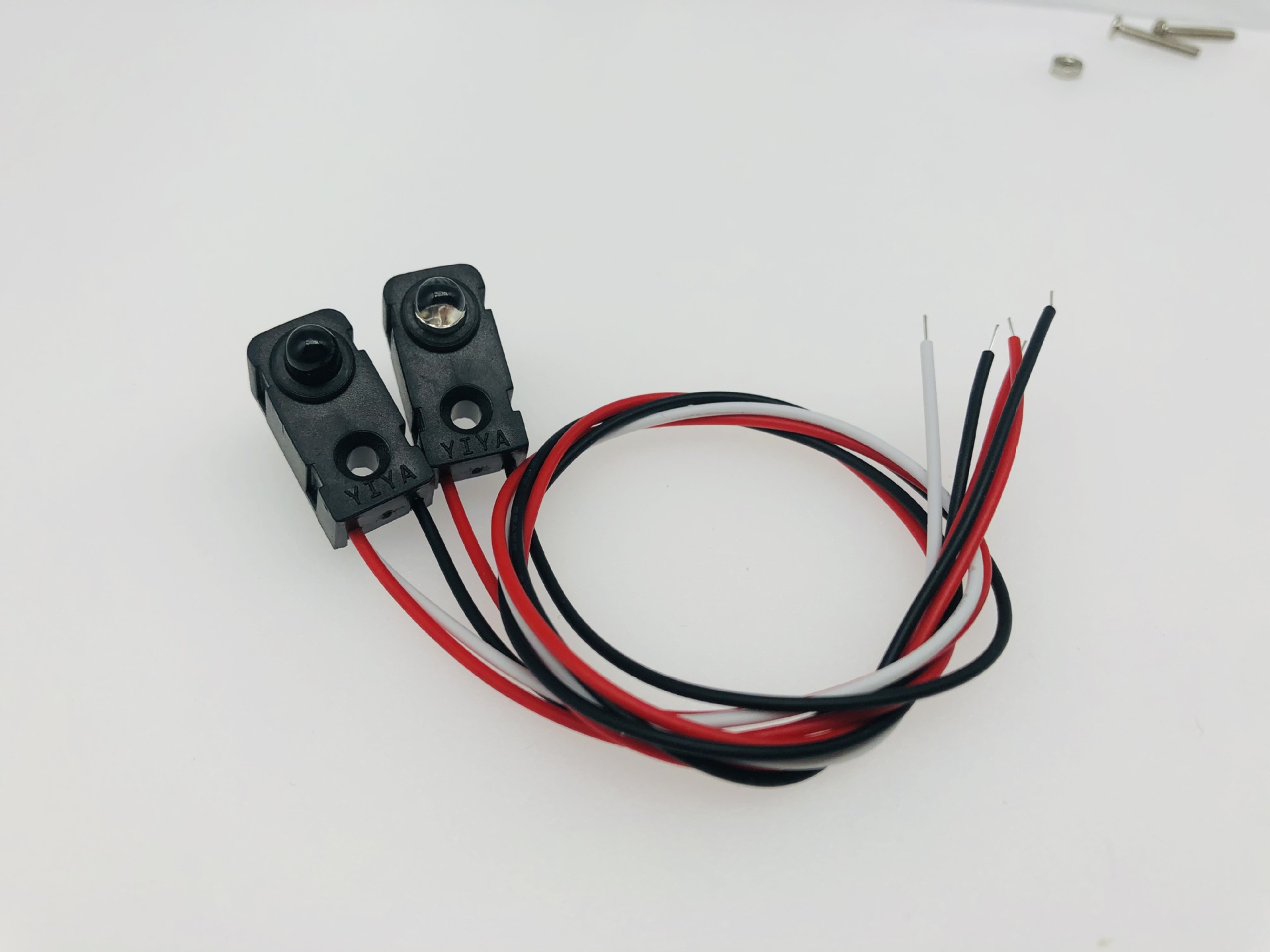 红外开关0-30cm对射 对管分体对射传感器 计数模块 50cm光电开关