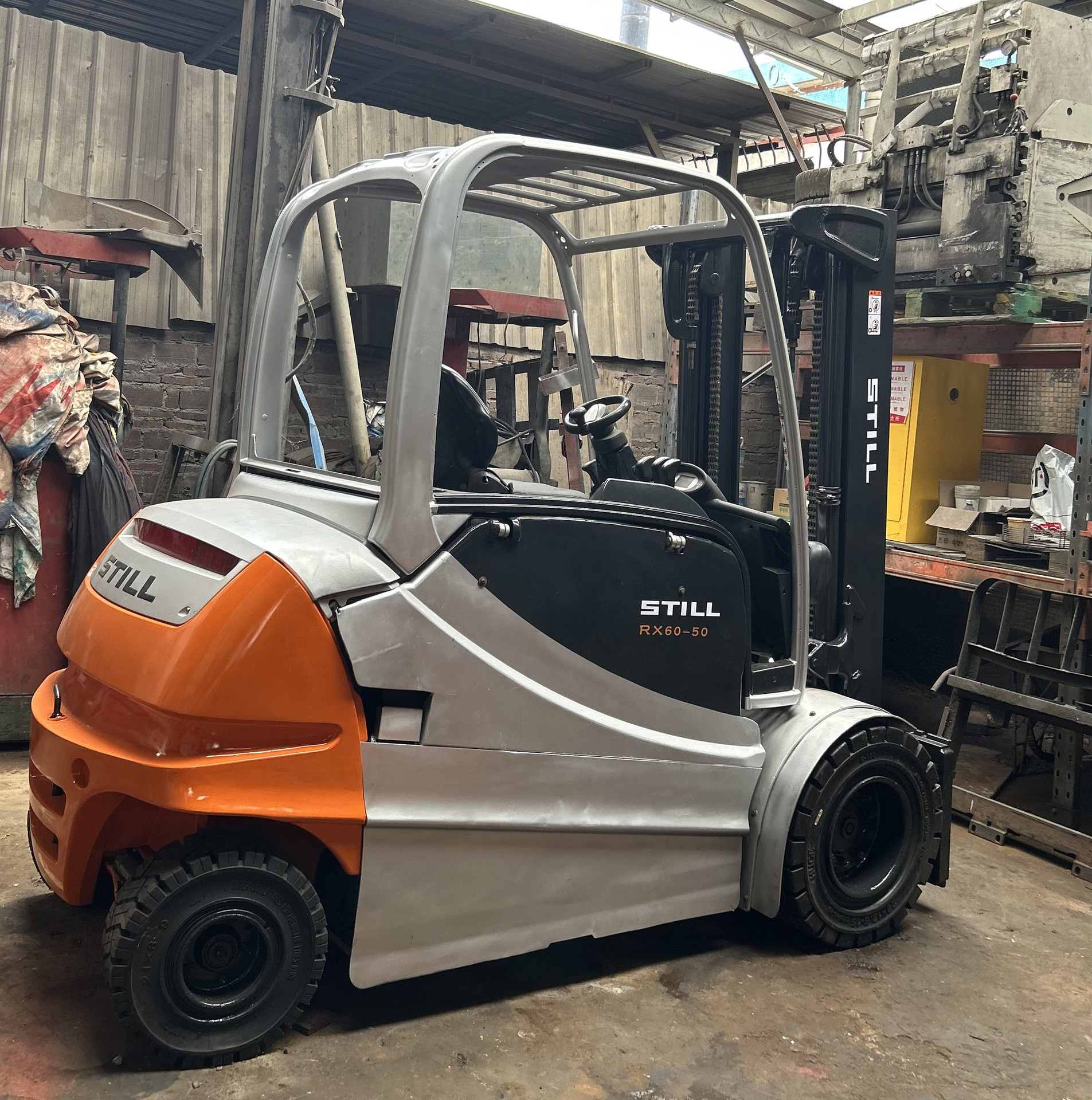 5吨still电动叉车 rx60-50电动叉车 5吨电瓶叉车租赁 电动叉车