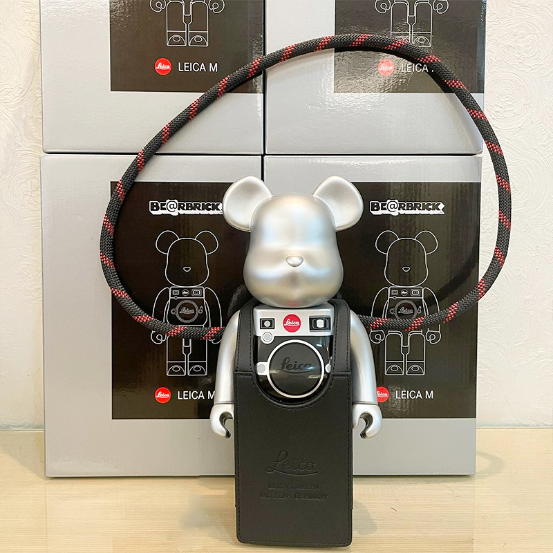 暴力熊bearbrick400%leica徕卡m系列相机积木熊摆件莱卡公仔手办
