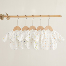 a类新生儿半背衣0-3个月宝宝和尚服宝宝上衣初生婴儿衣服春秋纯棉