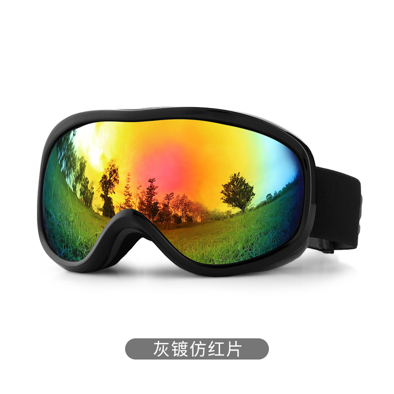 Cross-Border Spherical Ski Goggles 2023 New Ski Goggles Double-Layer Anti-Fog Men's and Women's Outdoor Ski Goggles