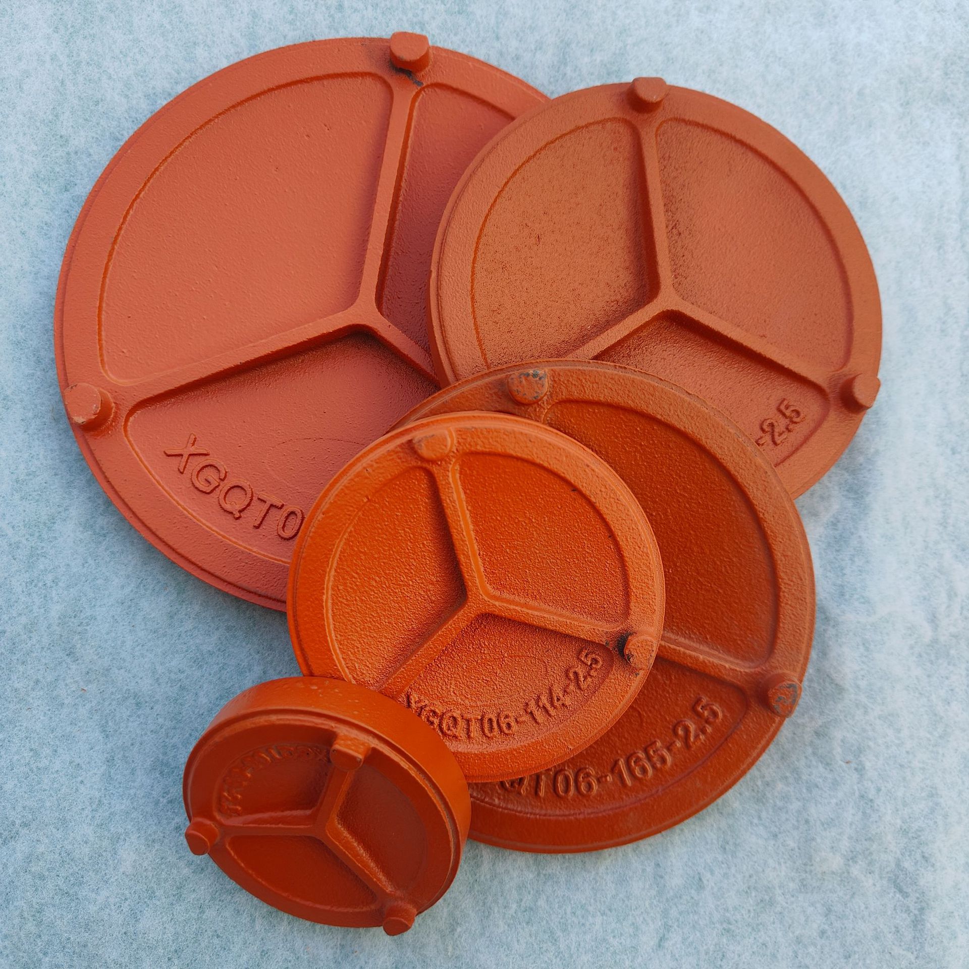 沟槽管件卡箍盲板批发消防沟槽水管法兰盲板堵板卡箍封堵盲片厂销