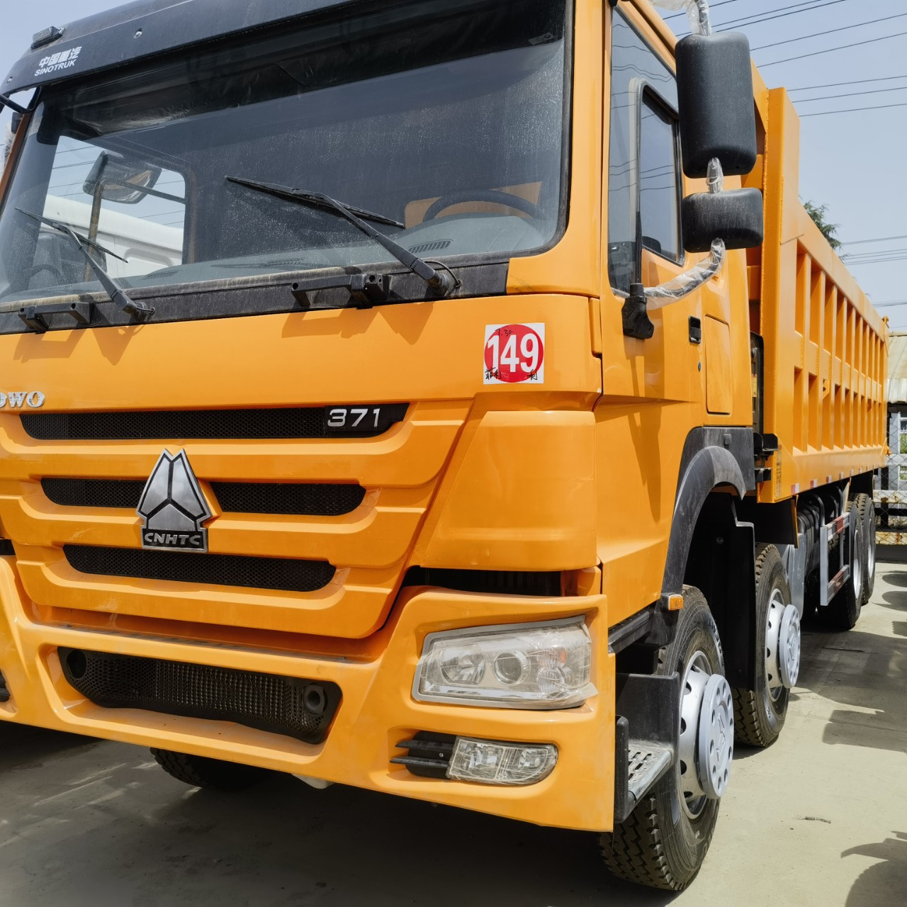 出口非洲 二手豪沃自卸车 集装箱后翻车 二手豪沃工程货车-阿里巴巴