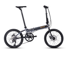 RIFLE RD10 20寸9速铝合金折叠自行车小轮车城市车代步车脚踏车