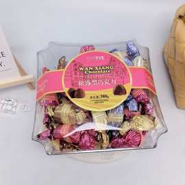 EVE 松露型巧克力380g盒装休闲年货喜庆伴手礼糖果零食办公解馋批