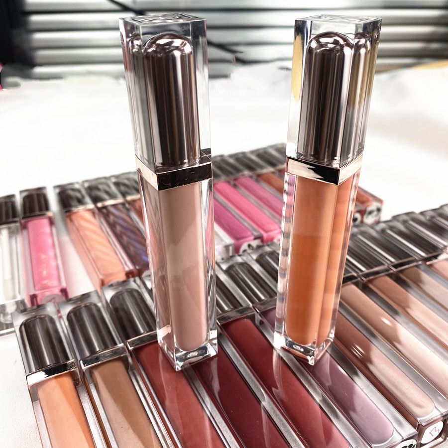 外贸彩妆热销 29色 亮光珠光湿润唇彩唇釉现货lipgloss中性无logo