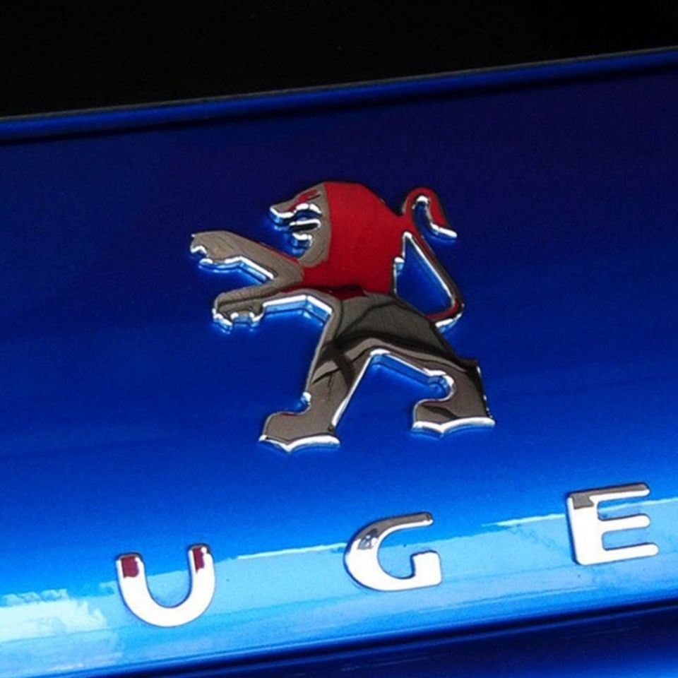 东风车尾标207后车标307标志206后狮子标尾厢标志前后车标贴