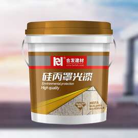 福建厂家直销耐候硅丙罩面罩光透明水性漆抗压耐磨清漆防水罩光漆