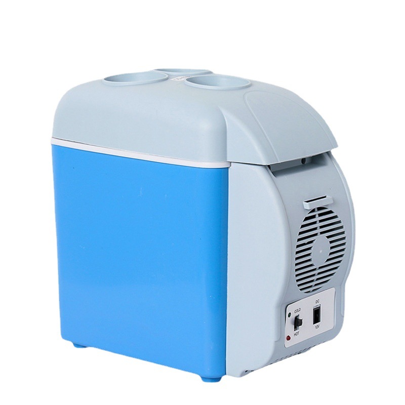 7. 5l12v Car Refrigerator Hot and Cold Dual-Use Car 6l Electronic Small Refrigerator Truck 24V Household Heating and Cooling Box