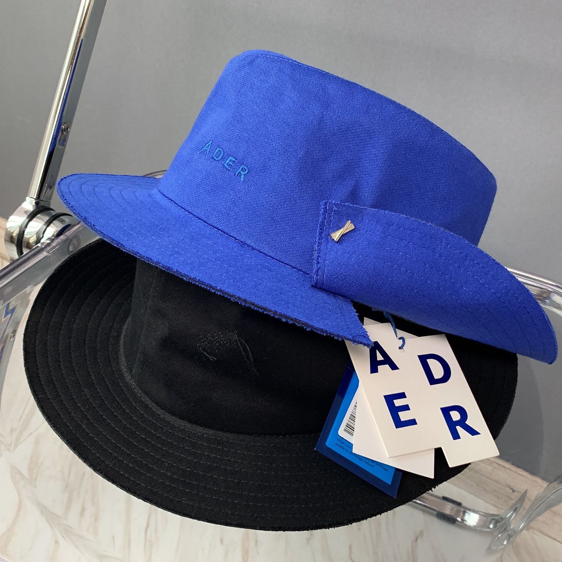 【现货】ader error原厂刺绣切割毛边牧羊人礼帽爵士帽 男女同款