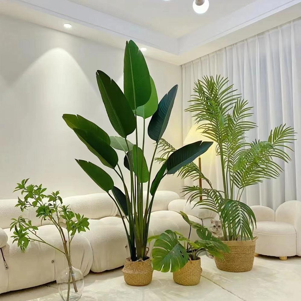 旅人蕉绿植北欧ins风大型散尾葵室内客厅落地盆栽摆件假植物