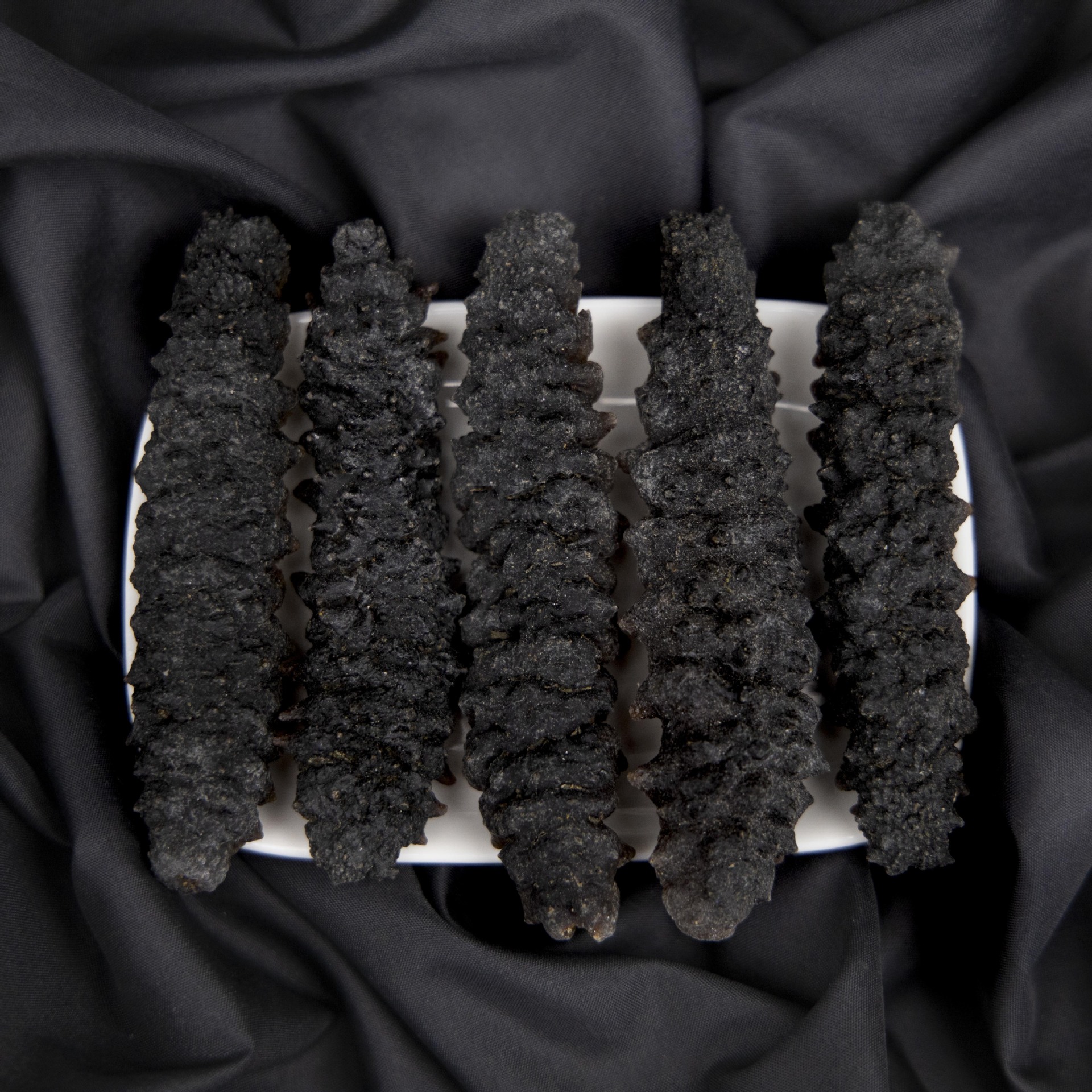 一德路毅鑫堂批发龙纹参螺纹参酒店食材 黑刺参淡干海参干货刺参